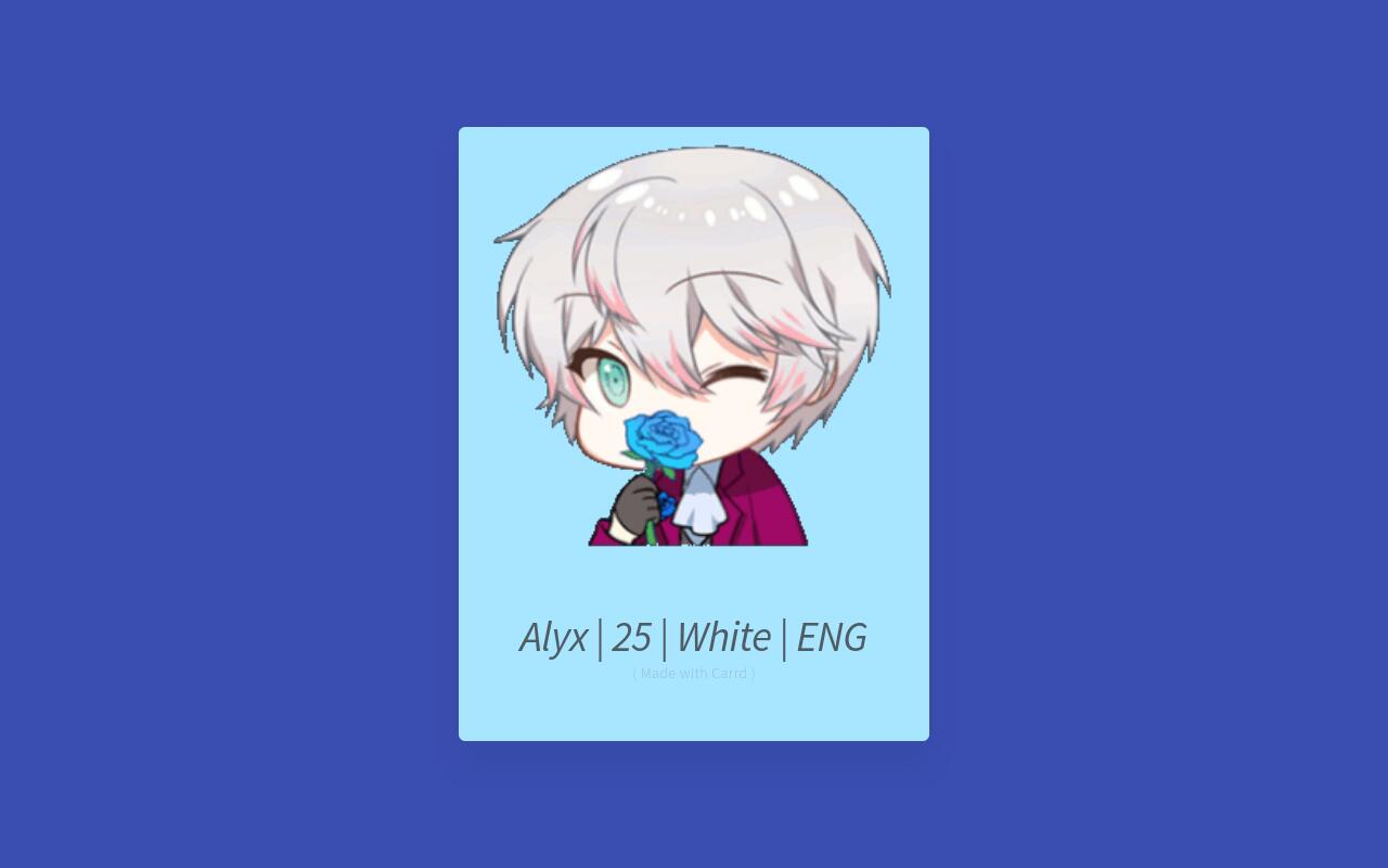 Carrd profile picture for @clingy